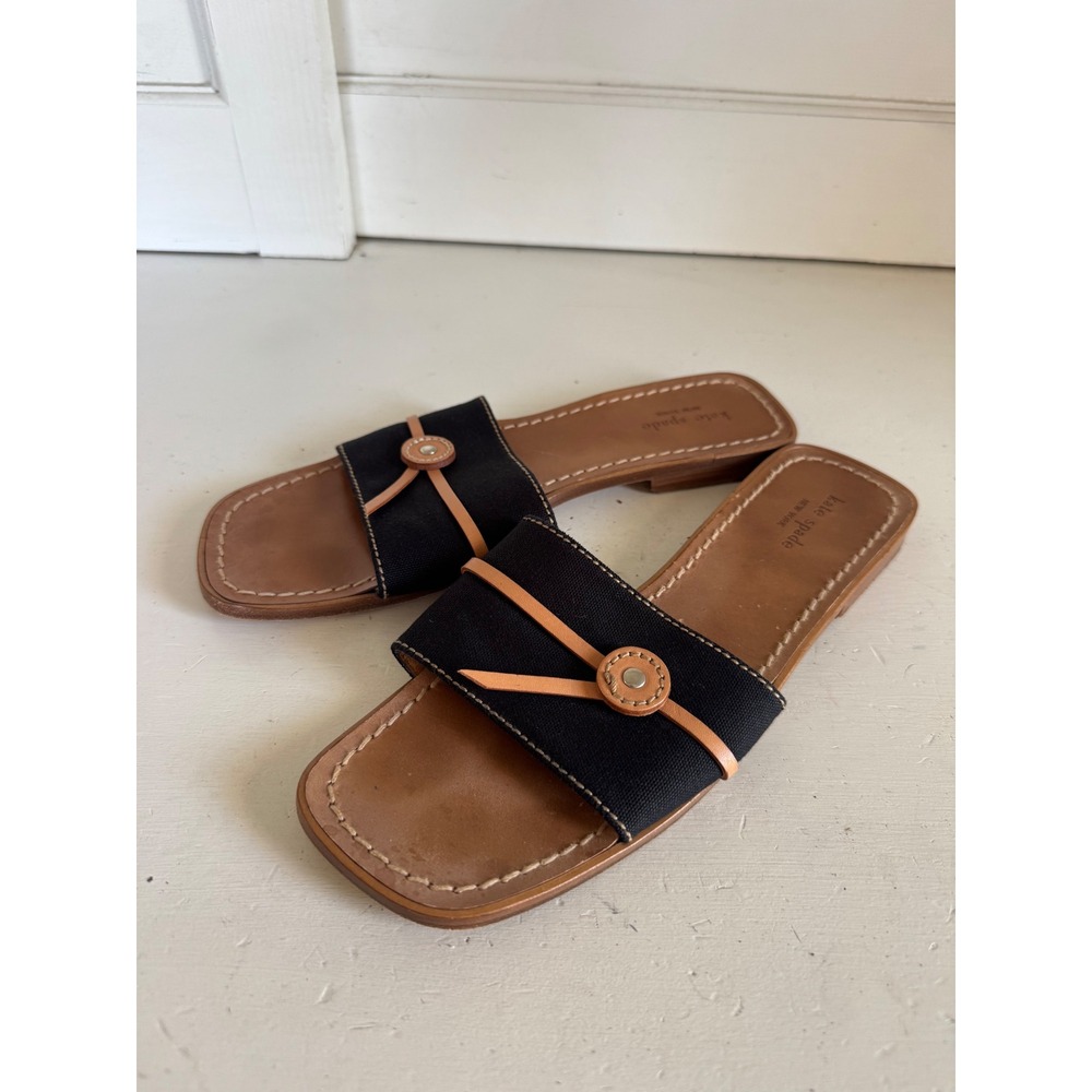 Kate Spade Alex‎ flat slide sandals size 9B